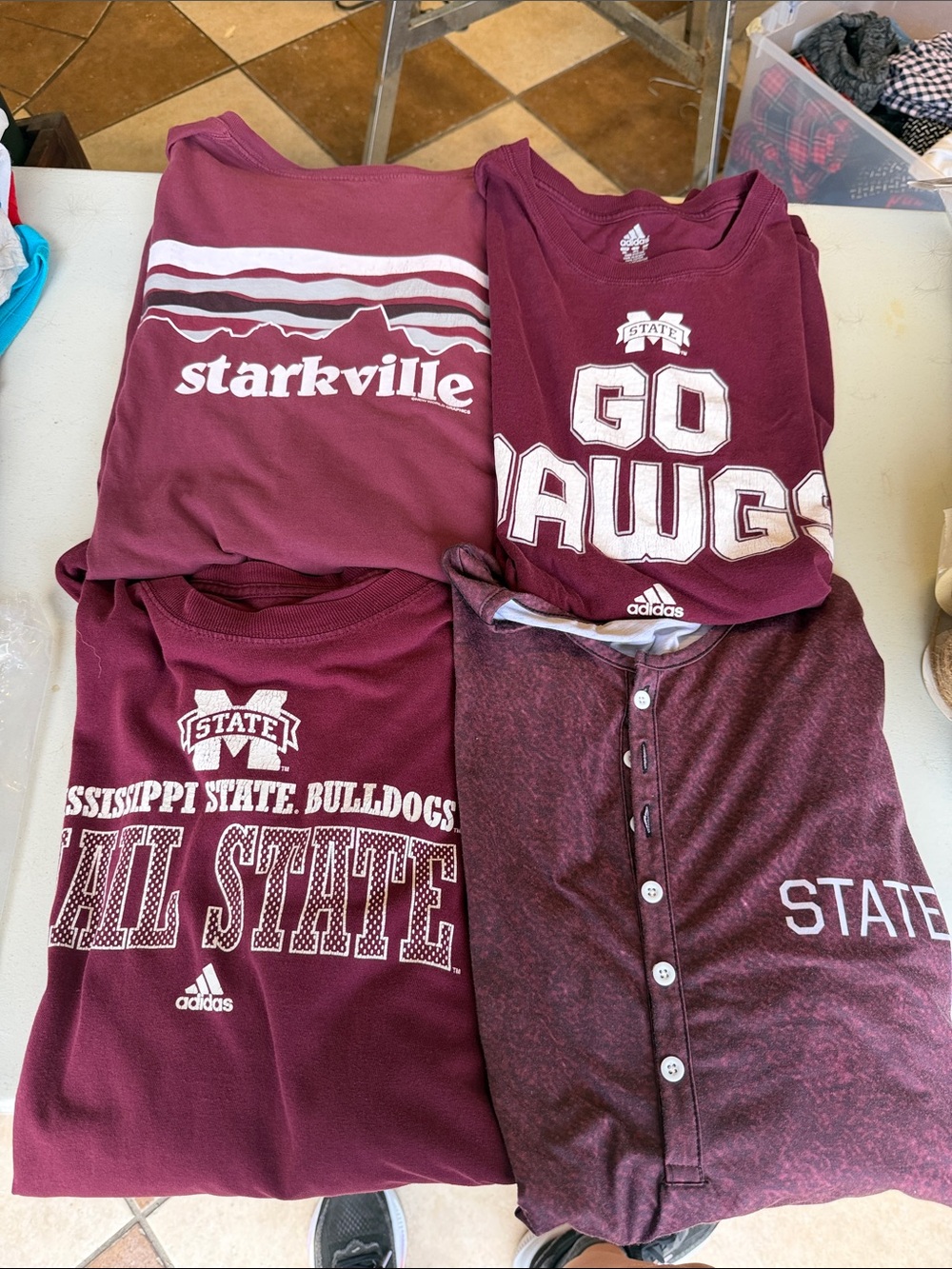 Mississippi State Maroon Graphic T-Shirt - Starkville Go Dawgs